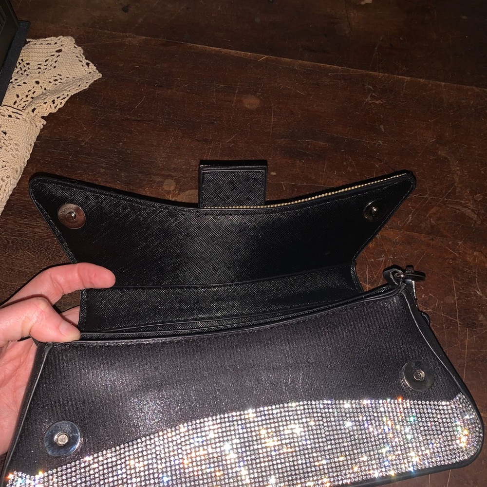 🎉 🥂 🍾Elegant Rhinestone Silver Women's Handbag - Picture 5 of 14